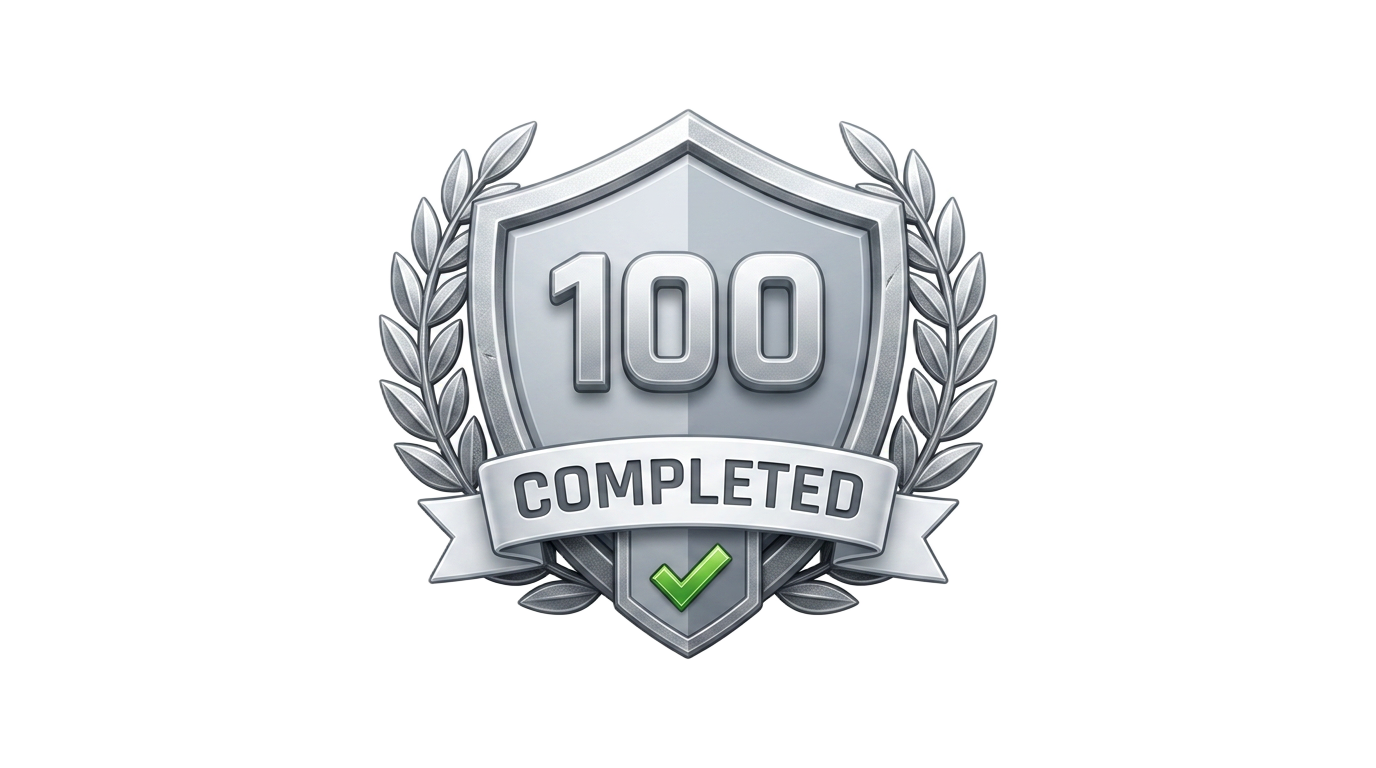 100 Completed